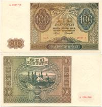 100 złotych 1.08.1941, seria A, Miłczak 103a