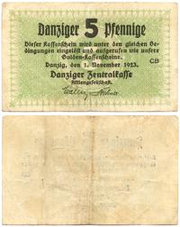 5 fenigów 1.11.1923, Miłczak G33, Ros 824