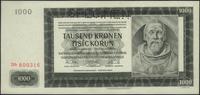 1.000 koron 24.10.1942, perforacja SPECIMEN pięk