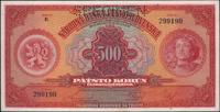 500 koron 2.05.1929, perforacja SPECIMEN pięknie