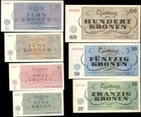 lot: 1, 2, 5, 10, 20, 50 i 100 koron  1.01.1943,