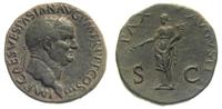 sestercja 71, Rzym, w: Popiersie cesarza w prawo