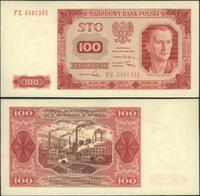 100 złotych 1.07.1948, seria FZ, rzadka odmiana 