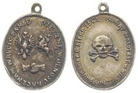 medalik owalny z uszkiem Pamiątka morderstw w Wi