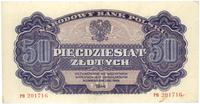 50 złotych 1944, seria PB, "obowiązkowym", Miłcz