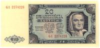 20 złotych 1.07.1948, seria GI, Miłczak 137f