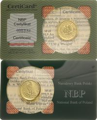 50 złotych 1999, Warszawa, Orzeł Bielik, złoto 3