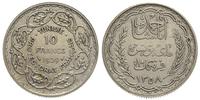 10 franków AH 1368 (1939), srebro '680' 10.01 g,
