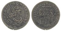 3 grosze 1695, Królewiec, ciemna patyna, Neumann