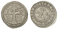 denar 1269-1270, Zagrzeb, Aw: Podwójny krzyż po 