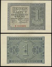 1 złoty 1.03.1940, seria B, Miłczak 91