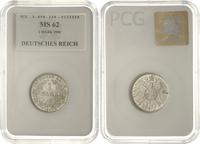 1 marka 1908 / D, Monachium, moneta w pudełku PC