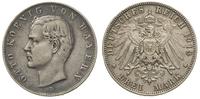 3 marki 1913 / D, Monachium, rzadszy rocznik, ci