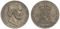2 1/2 guldena 1867, Utrecht, ciemna patyna