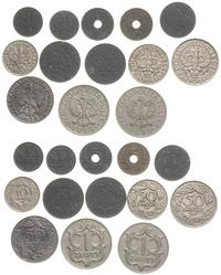 lot 13 monet różne lata, II RP 1 złoty 1929 (2 s