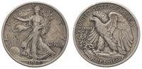1/2 dolara 1917, Filadelfia, patyna, rzadkie