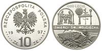 10 złotych 1997, św. Wojciech, moneta w bardzo ł