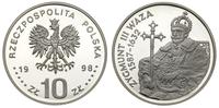 10 złotych 1998, Zygmunt III Waza, moneta w pięk