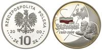 10 złotych 2000, Solidarność, moneta w idealnym 