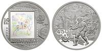 10 złotych 2008, 450 Lat Poczty Polskiej, moneta
