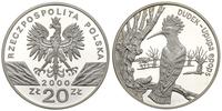 20 złotych 2000, Dudek, moneta w idealnym stanie