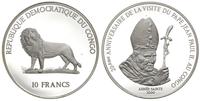 10 franków 2000, 20. rocznica pielgrzymki Jana P