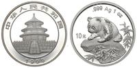 10 juanów 1999, Panda (na skale), srebro '999' 3