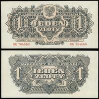 1 złoty 1944, "obowiązkowe", seria OK 764560 - r
