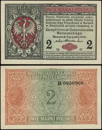 2 marki polskie 9.12.1916, "Generał", seria B, M
