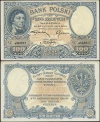 100 złotych 28.02.1919, seria S.C., rzadki w tym