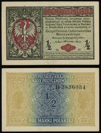 1/2 marki polskiej 9.12.1916, "Generał", seria B