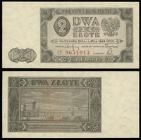 2 złote 1.07.1948, seria CF, Miłczak 134bb