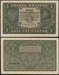 5 marek polskich 23.08.1919, II seria DR, bardzo