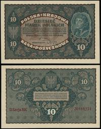 10 marek polskich 23.08.1919, II seria BK, ślad 