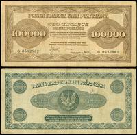 100 000 marek polskich 30.08.1923, seria G, Miłc