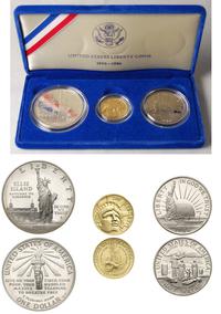 zestaw 1/2, 1 i 5 dolarów 1986, Liberty 5 dolaró