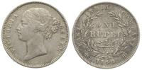 1 rupia 1840, srebro 11.56 g, patyna, KM 458