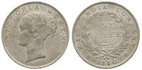 1 rupia 1840, srebro 11.55 g, jasna patyna, KM 4