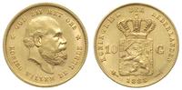 10 guldenów 1888, złoto 6.73 g, rzadkie