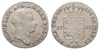 1 złoty = 4 grosze 1789/E.B., Warszawa, minimaln