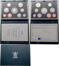 zestaw okolicznościowy 9 monet 1996, Royal Mint,