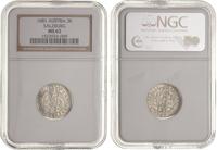 3 krajcary 1681, moneta w pudełku NGC z ceryfika