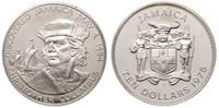 10 dolarów 1975, Krzysztof Kolumb, srebro '925' 