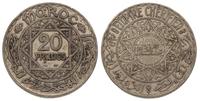 20 franków AH 1347 (1926), Paryż, srebro '680' 1