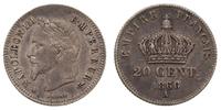 20 centów 1866/A, Paryż, srebro