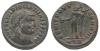 follis 296-297, Heraklea, Aw: Popiersie cesarza 