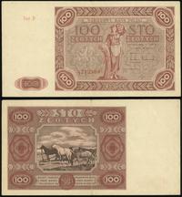 100 złotych 15.07.1947, seria D, Miłczak 131a