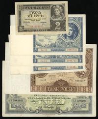 lot: 6 szt banknotów 1919-36, w zestawie: 2 zł 2