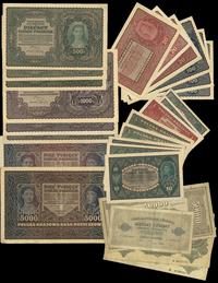 lot: 26 szt banknotów 1920-23, w zestawie: 2x 1/
