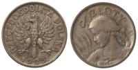 1 złoty 1925, Londyn, patyna, Parchimowicz 107.b